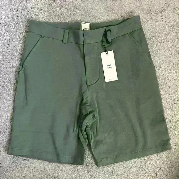 Swet Tailor Men’s The Everyday Chino Short Olive Green - Picture 4 of 10